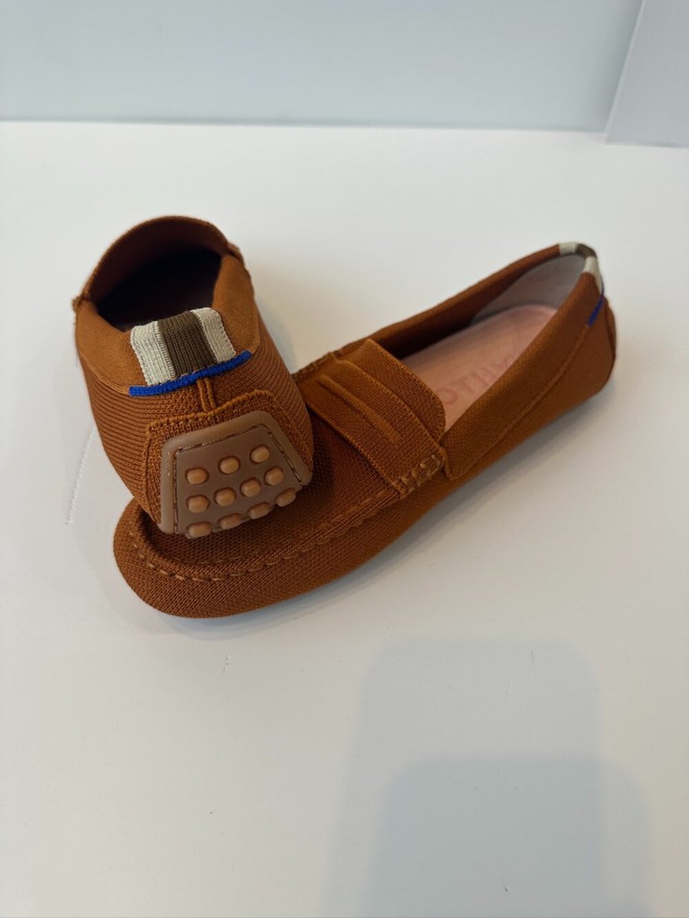Rothy's Women's Penny Loafers in Rust Brown - Picture 2 of 5